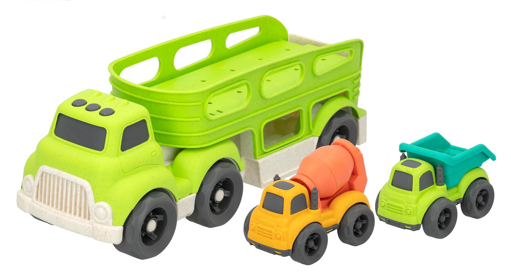 Slike MOTOR TOWN GREEN Kamion za prevoz građevinskih mašina zeleni
