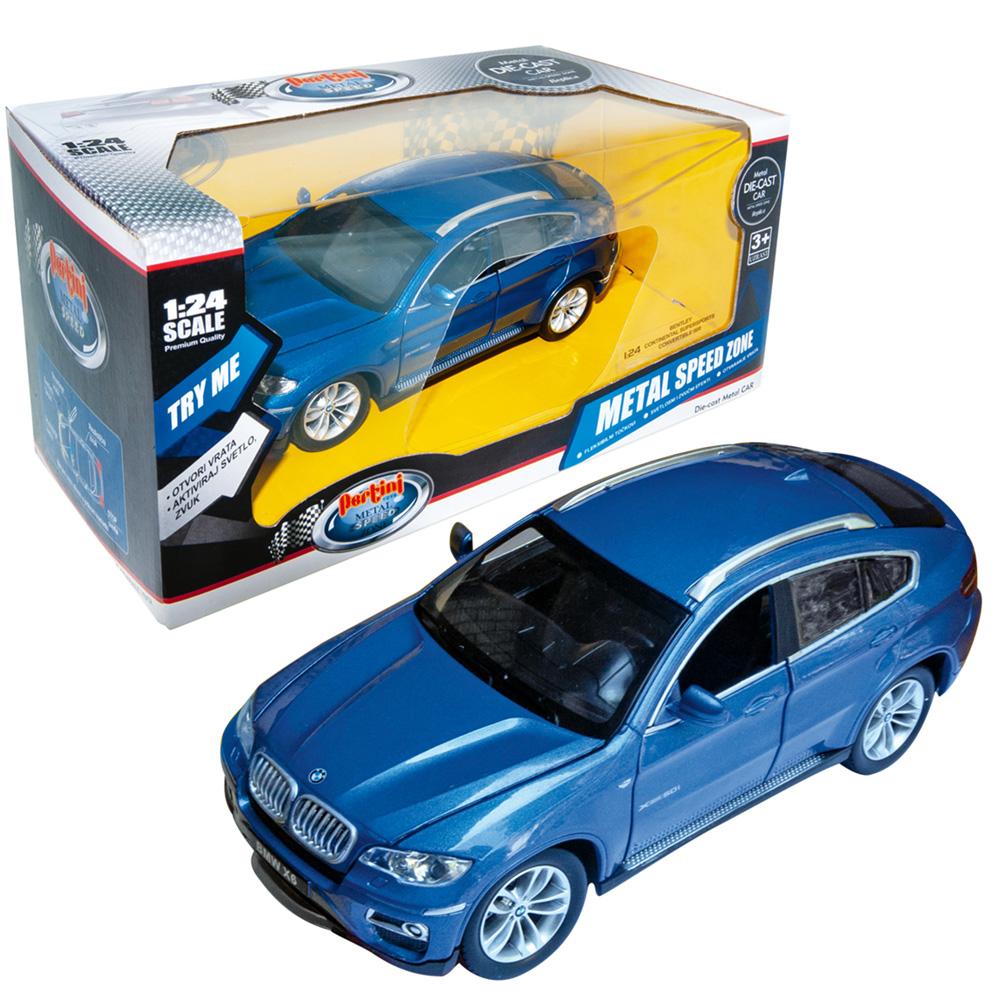Selected image for MSZ Automobil za dečake BMW X6 plavi