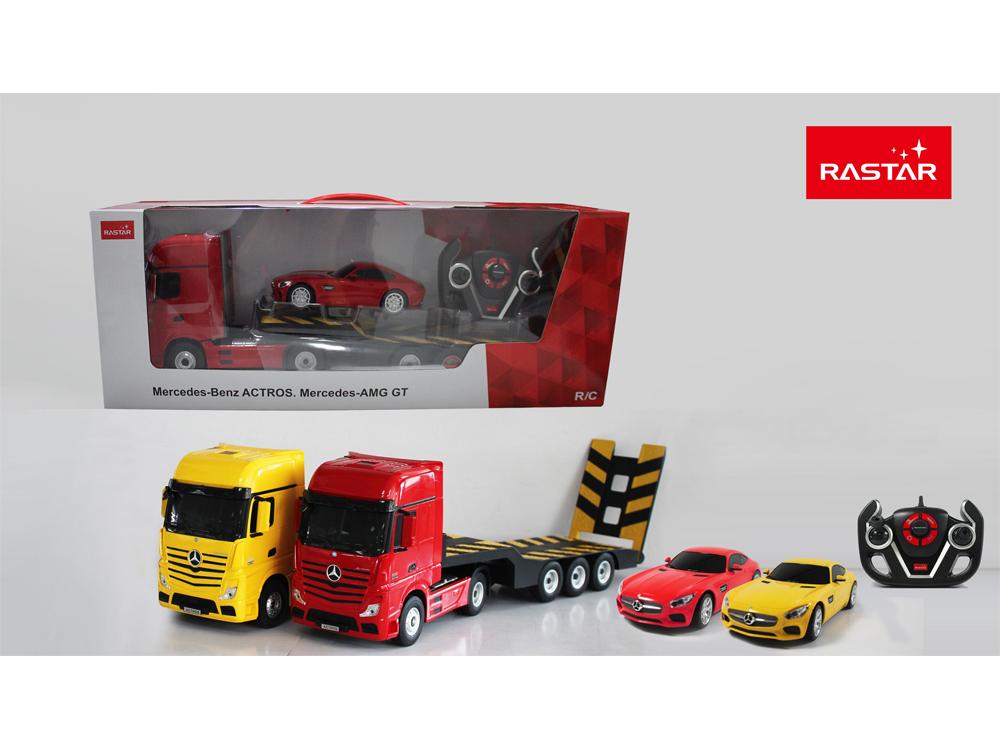 R/C 1:26 Mercedes-Benz Actros with 1/24 scale Car