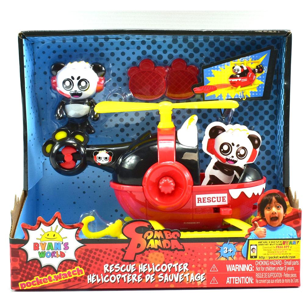 RYAN'S WORLD Panda spasilački helikopter šareni