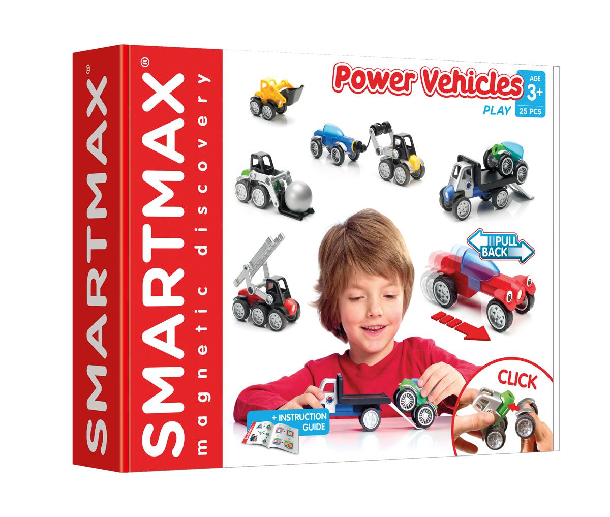 SMARTGAMES Magnetni konstruktori Power Vehicles mix