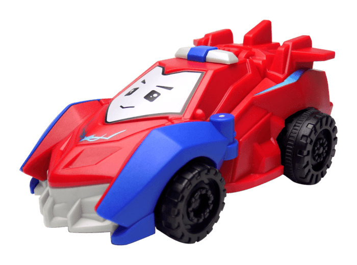 WISDOM LE FAN Igračka auto robot crveno-plavi