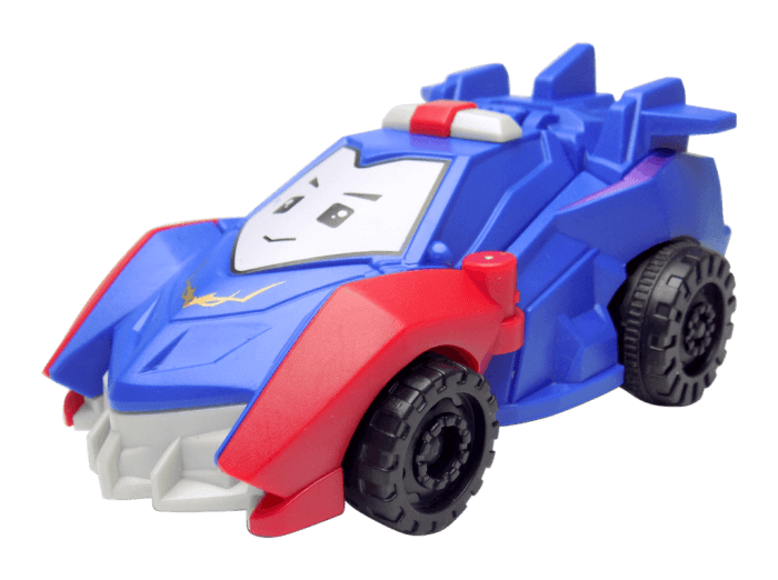WISDOM LE FAN Igračka auto robot plavo-crveni