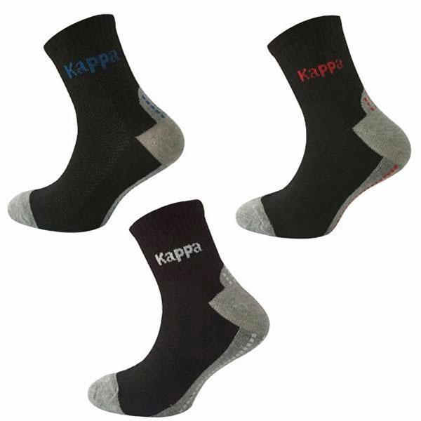 KAPPA Čarape Logo Firenze crne - 3 para