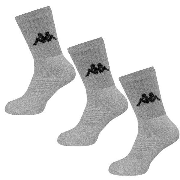 KAPPA Muške čarape Trisper sive - 3 para