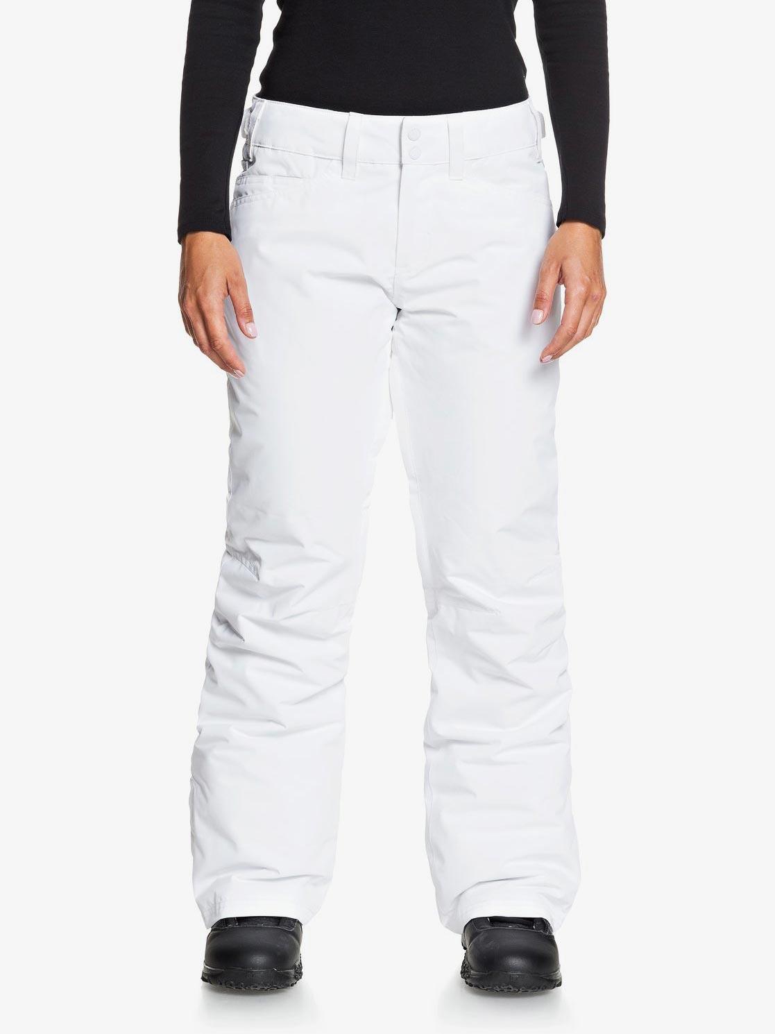 ROXY Ženske pantalone BACKYARD za sneg bele