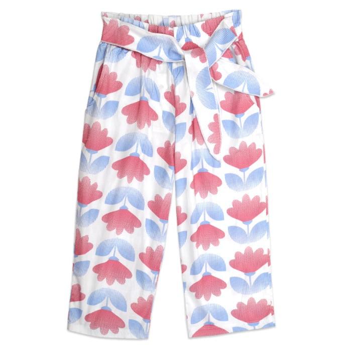 Twins Pantalone za devojčice, Belo-roze-plave