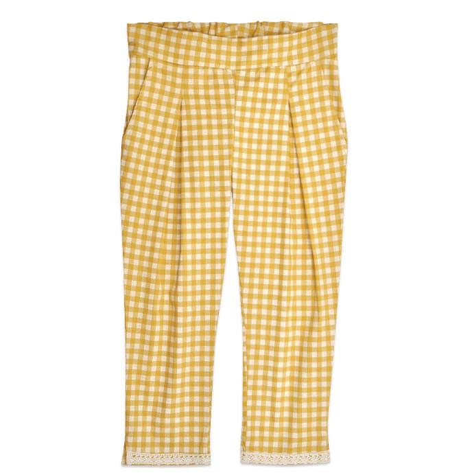 Twins Pantalone za devojčice, Žuta