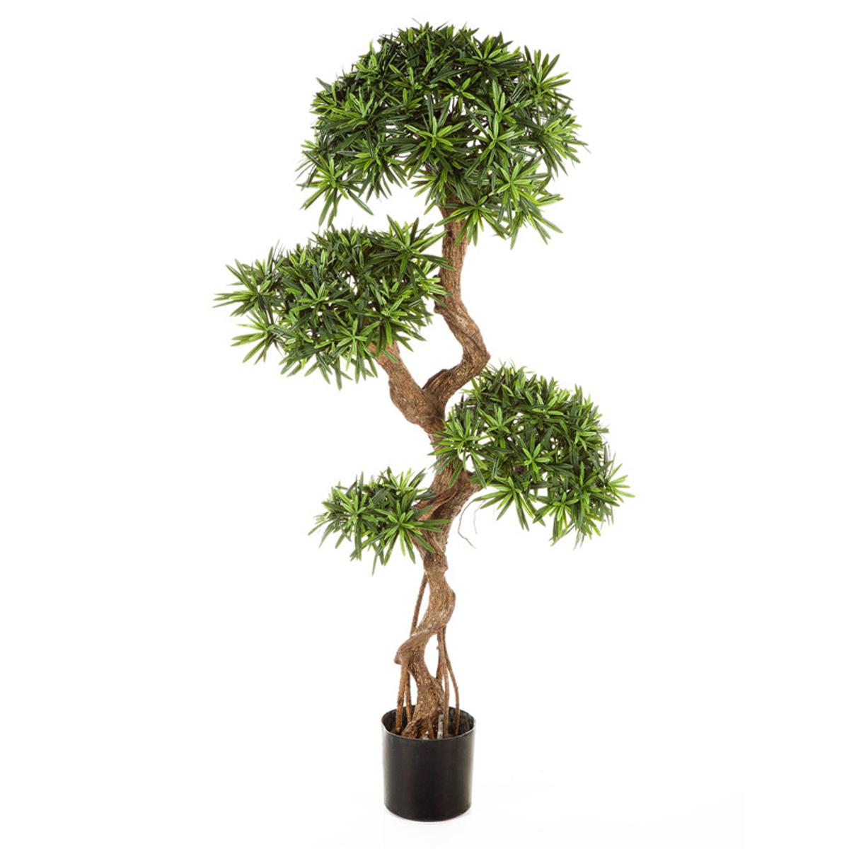 FLORA WORLD FLORA WORLD Veštački podokarpus bonsai h135 zeleni