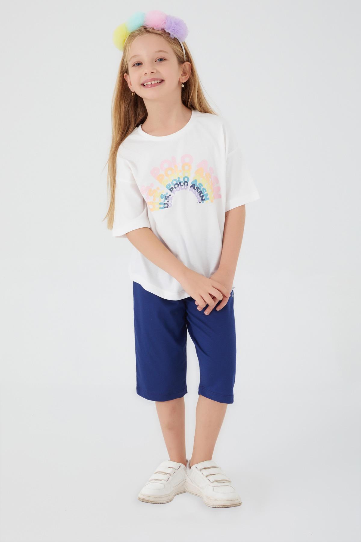 Selected image for U.S. POLO ASSN. Komplet šorc i majica za devojčice US1404-4