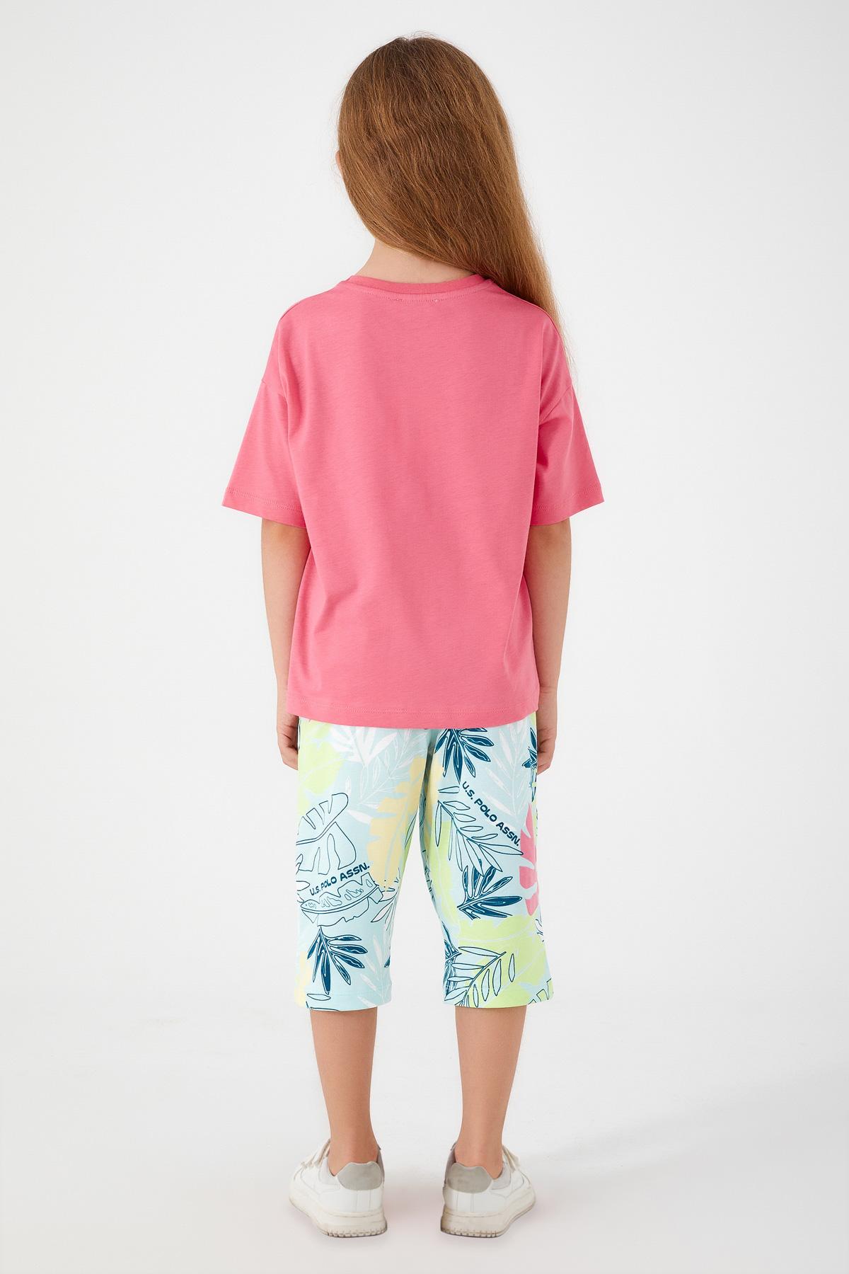 Selected image for U.S. POLO ASSN. Komplet šorc i majica za devojčice US1413-G roze