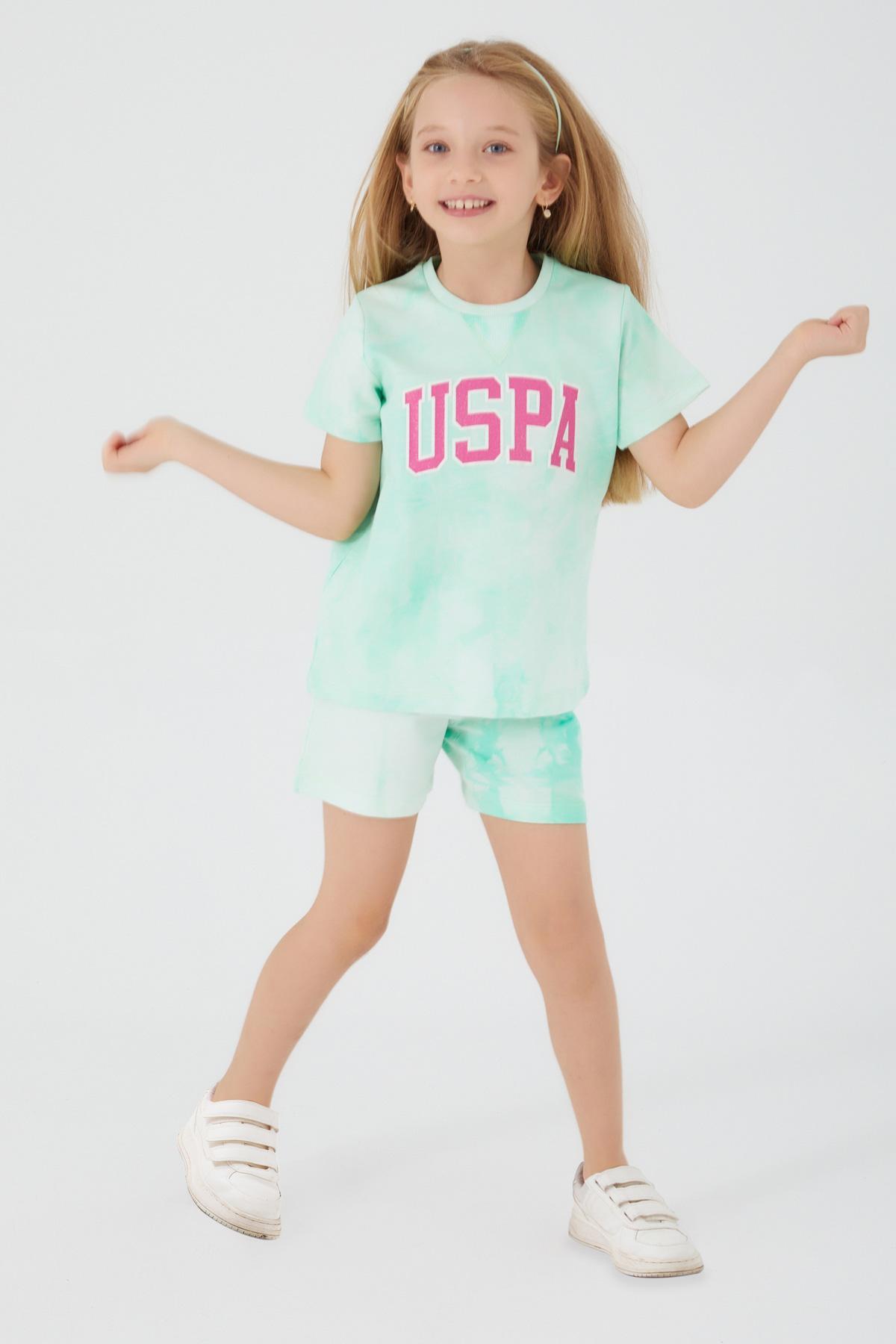 Selected image for U.S. POLO ASSN. Komplet šorc i majica za devojčice US1422-4 menta