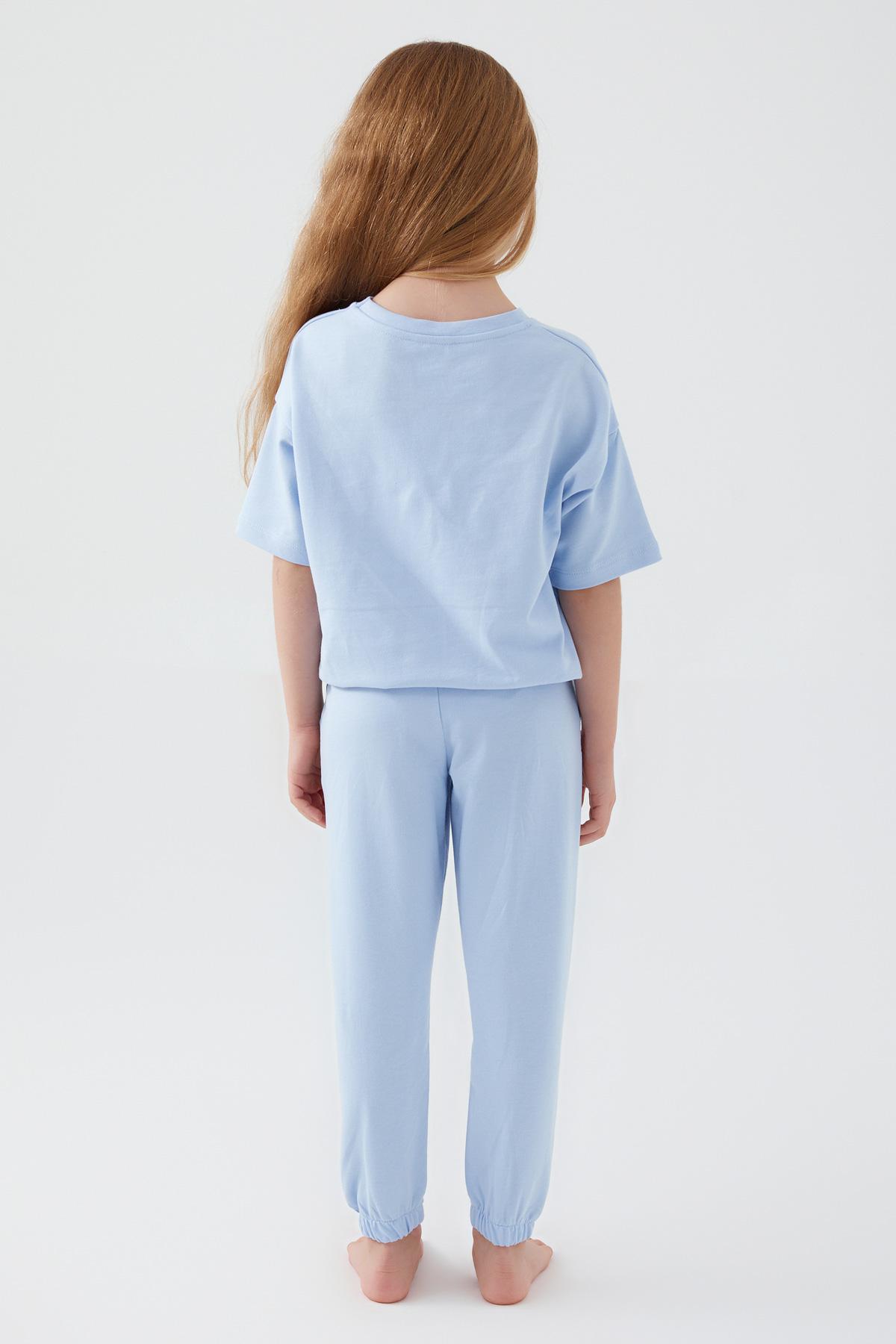 Selected image for U.S. POLO ASSN. Pidžama za devojčice US1418-G plava