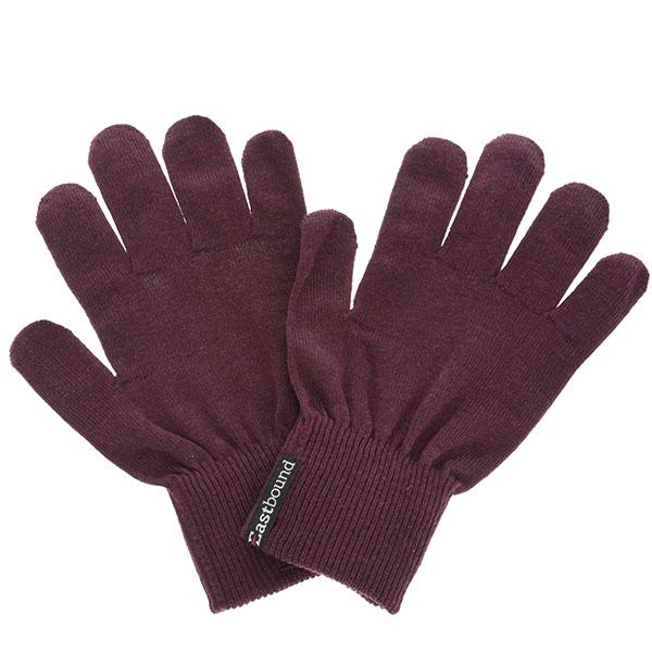 EASTBOUND Ženske rukavice Lfs Wms Cotton Gloves Ebw495-Vlt crvene