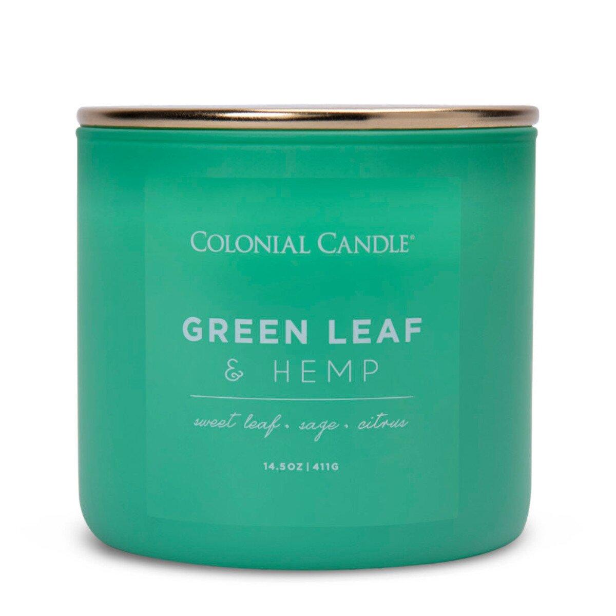 COLONIAL Mirisna sveća Green leaf hemp 411g CC127064