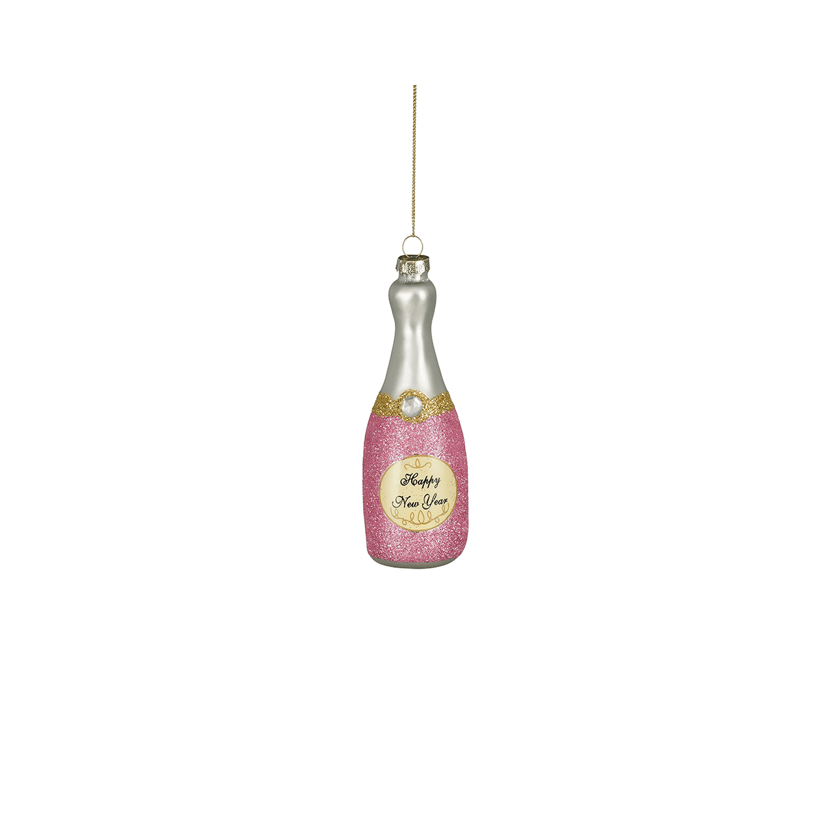 Selected image for Edelman Novogodišnji viseći ukras flaša šampanjca