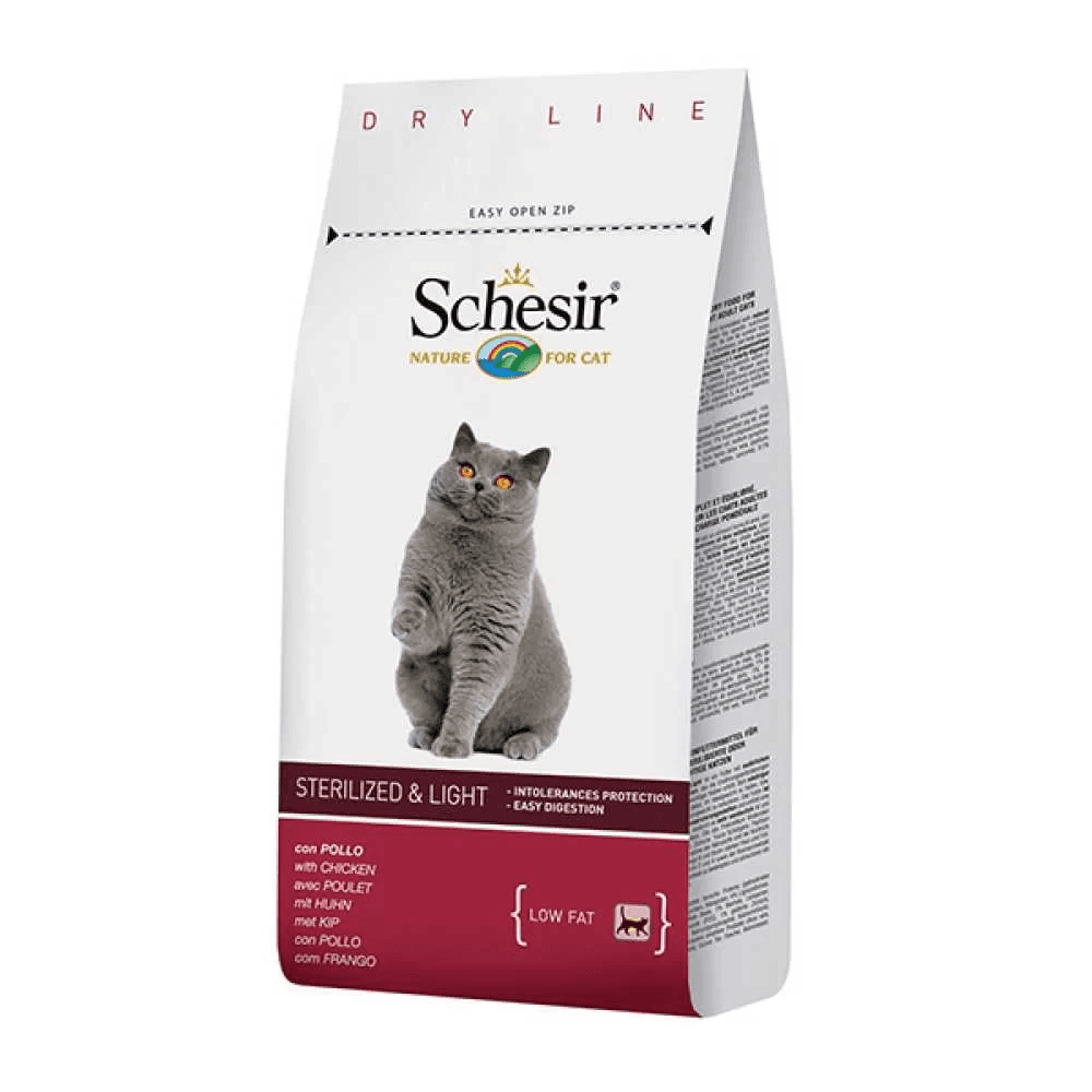 SCHESIR Suva hrana za mačke Sterilised&Light 1.5kg