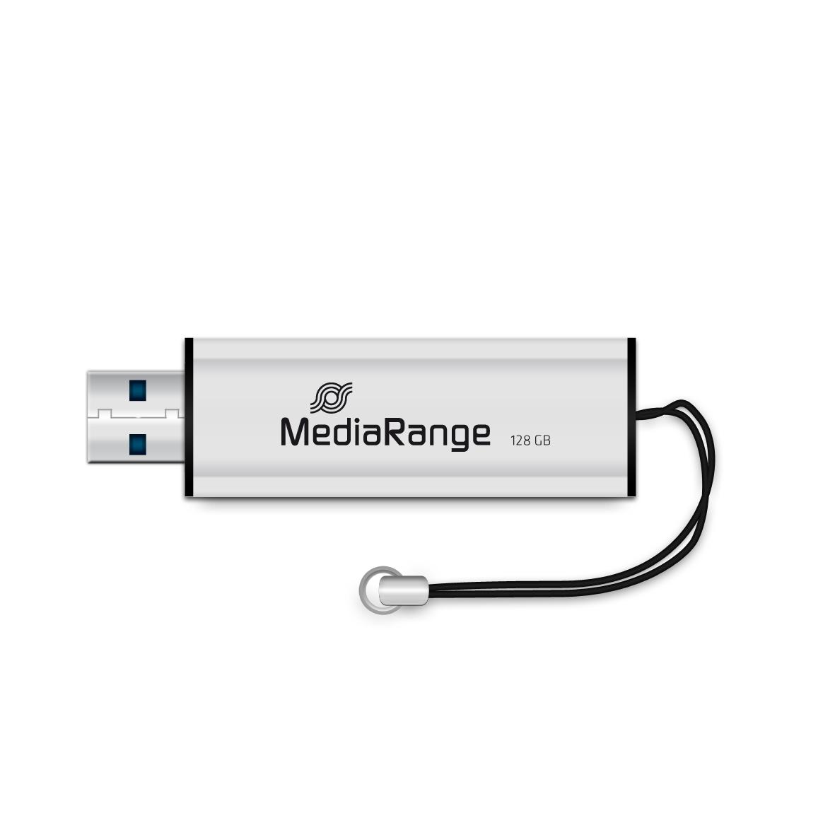 MediaRange MR918 USB fleš disk 128 GB USB Type-A / Micro-USB 3.2 Gen 1 (3.1 Gen 1) Crno, Srebrno