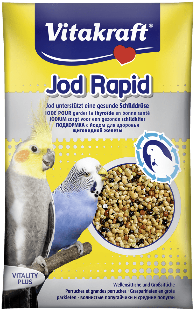 VITAKRAFT Dodatna hrana za male i srednje papagaje Perle Jod Rapid 20g