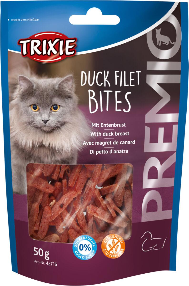 TRIXIE Poslastica za mačke PREMIO Duck Filet Bites 50g