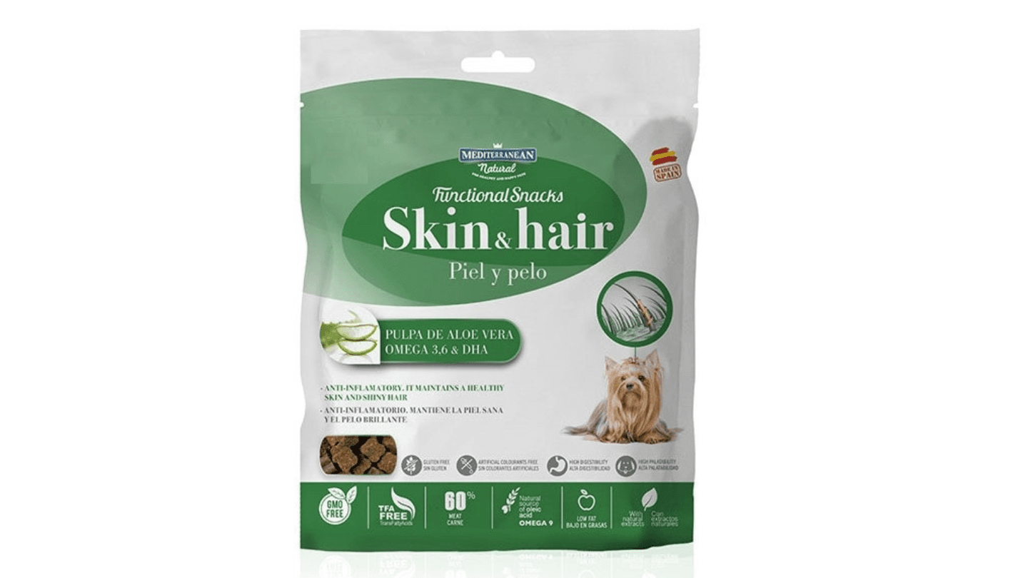 MEDITERRANEAN NATURAL Poslastice za pse Functinal Skin&Hair 150g