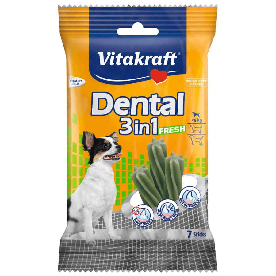 VITAKRAFT Poslastica za pse do 5kg Dental fresh 3u1