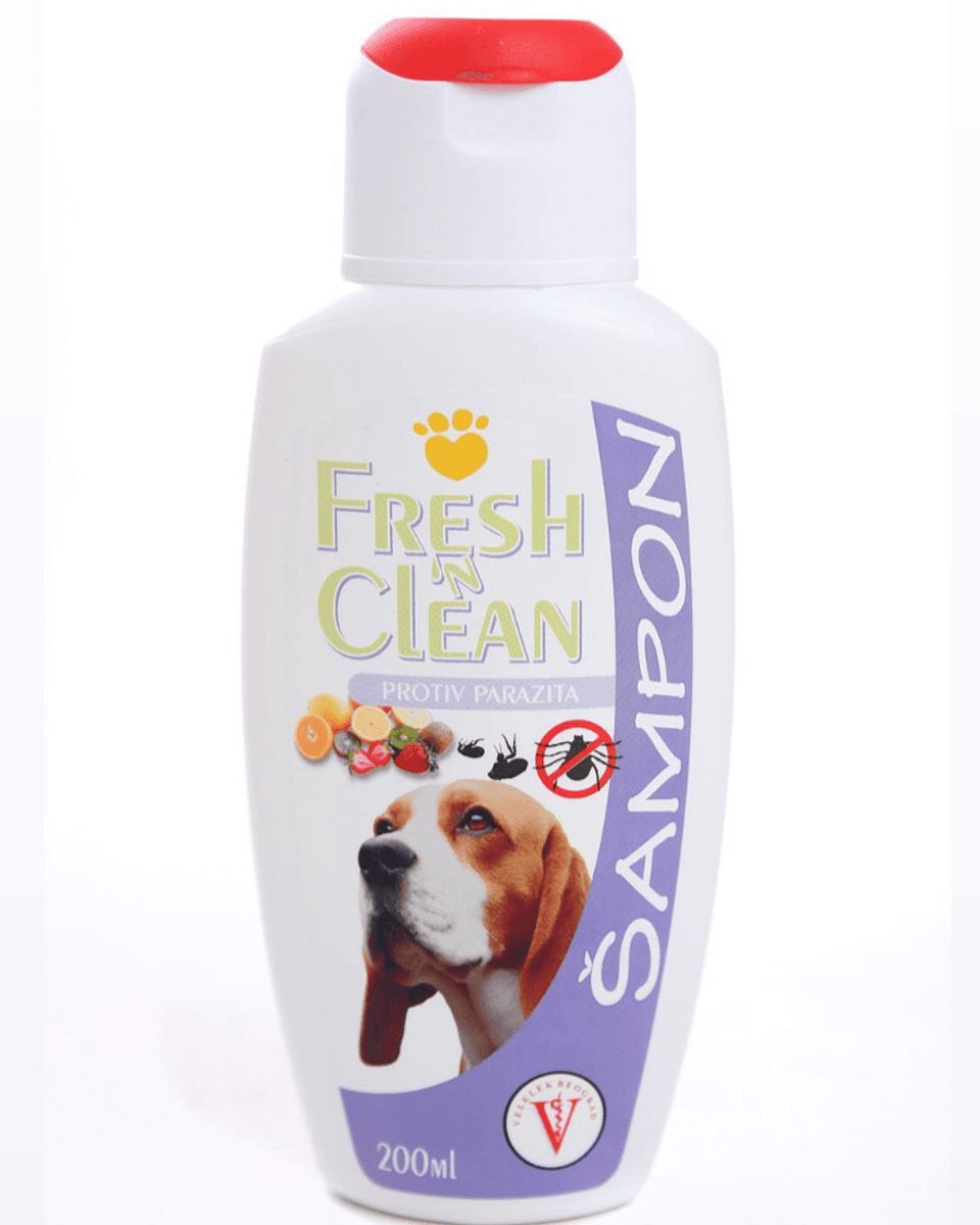 Selected image for FRESH&CLEAN Antiparazitski šampon za pse 200ml