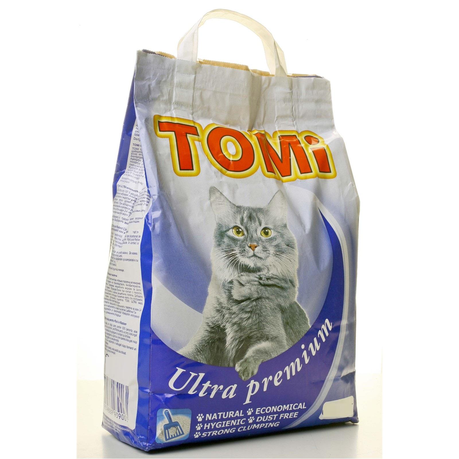 TOMI Grudvajući pesak za mačke i male životinje Ultra Premium 10kg