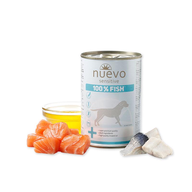 NUEVO Vlažna hrana za pse Sensitive Monoprotein Fish 400 g