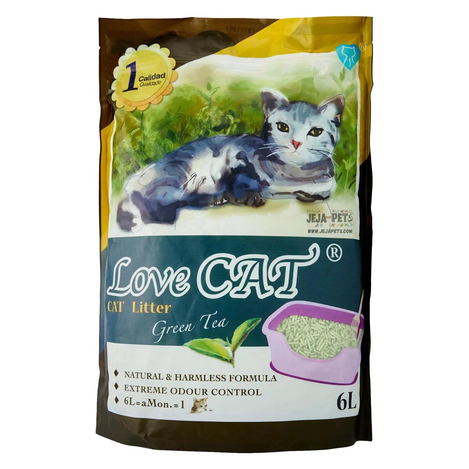 LOVE CAT Biorazgradivi posip od bambusa i soje 6L