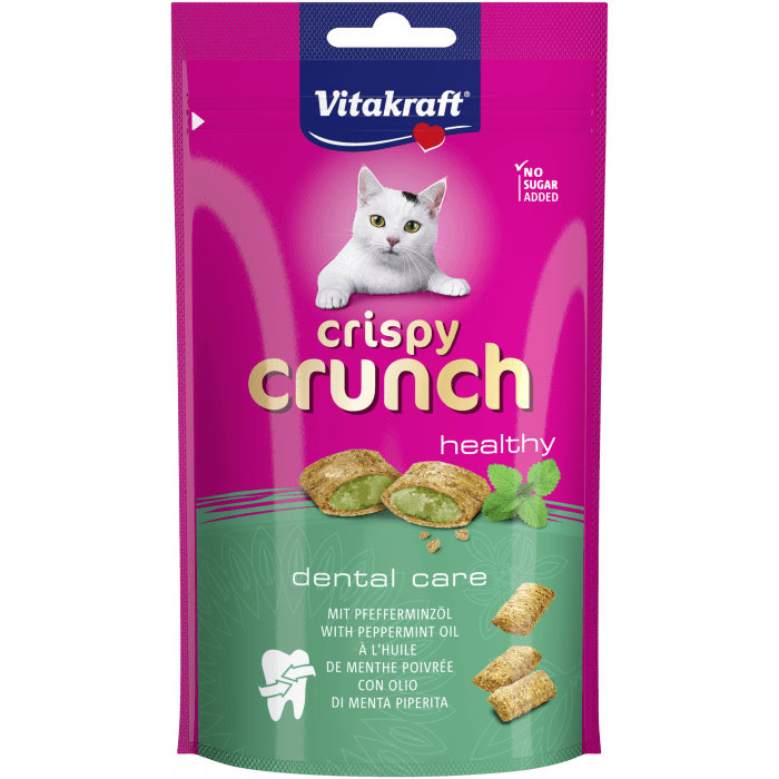 VITAKRAFT Poslastica za mačke Crispy Crunch Dental 60g