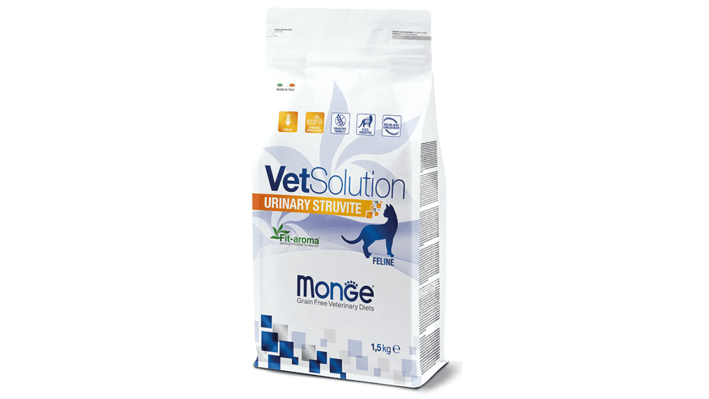 MONGE VETSOLUTION Medicinska hrana za mačke bez žitarica Urinary Struvite 1.5kg