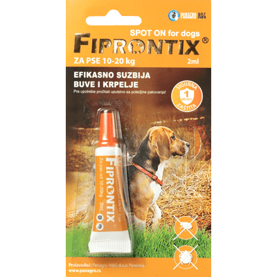 FIPRONTIX Sredstvo protiv buva i krpelja za pse težine 10-20kg Spot on 1x2ml