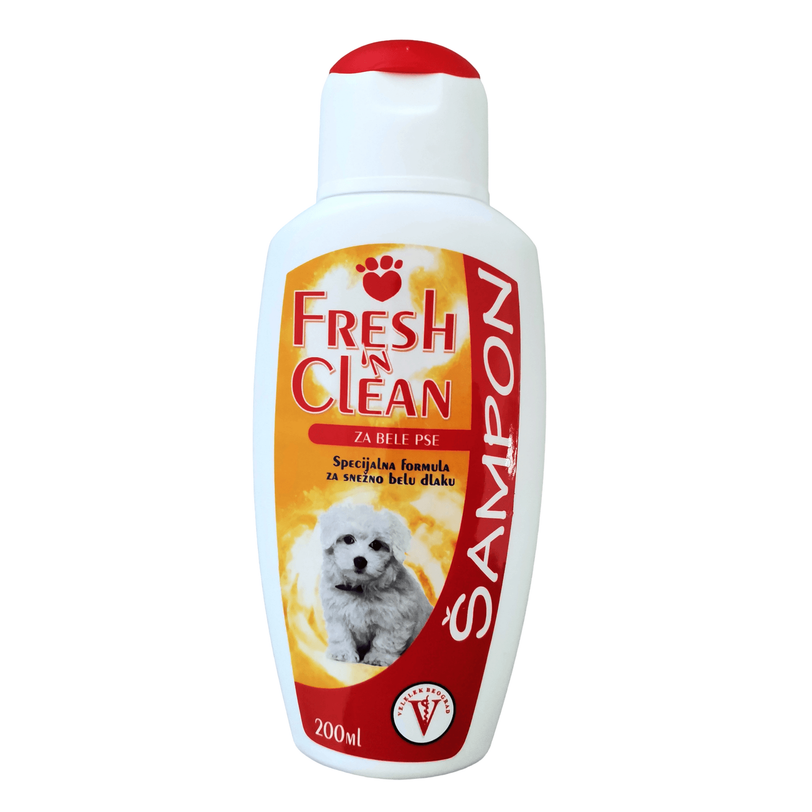 FRESH&CLEAN Šampon za pse sa belom dlakom 200ml
