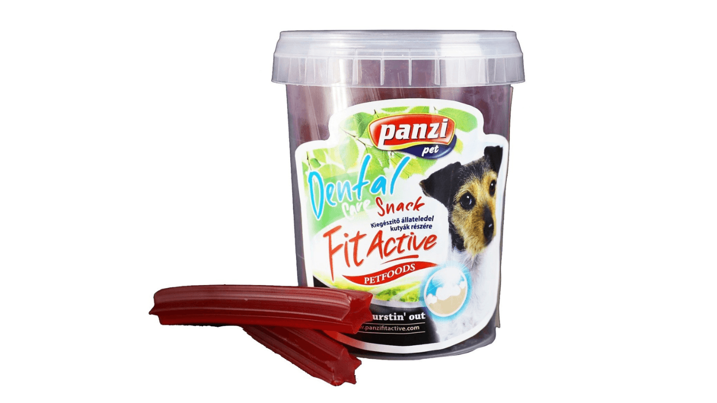 FIT ACTIVE Poslastica za pse sa ukusom dimljene šunke i brusnice Dental Stick 330g