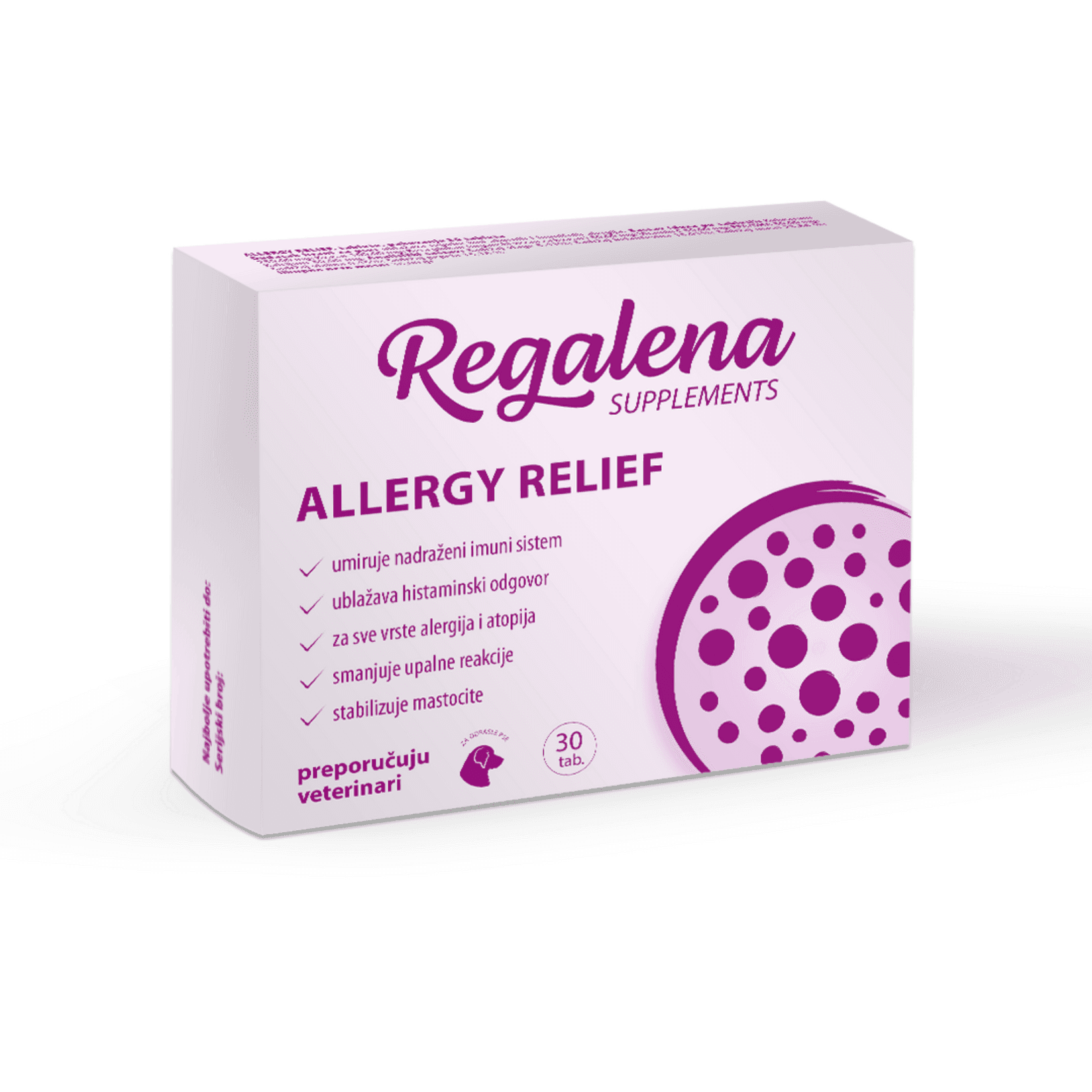 REGALENA Suplement za pse Allergy Relief 30/1