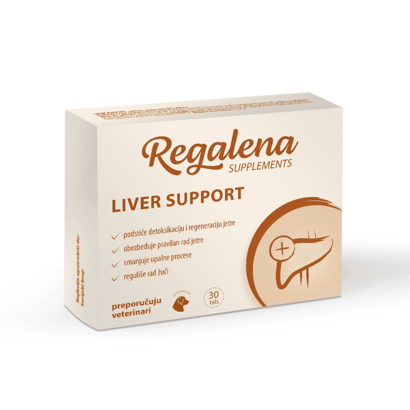 REGALENA Suplement za pse Liver Support tablete 30/1