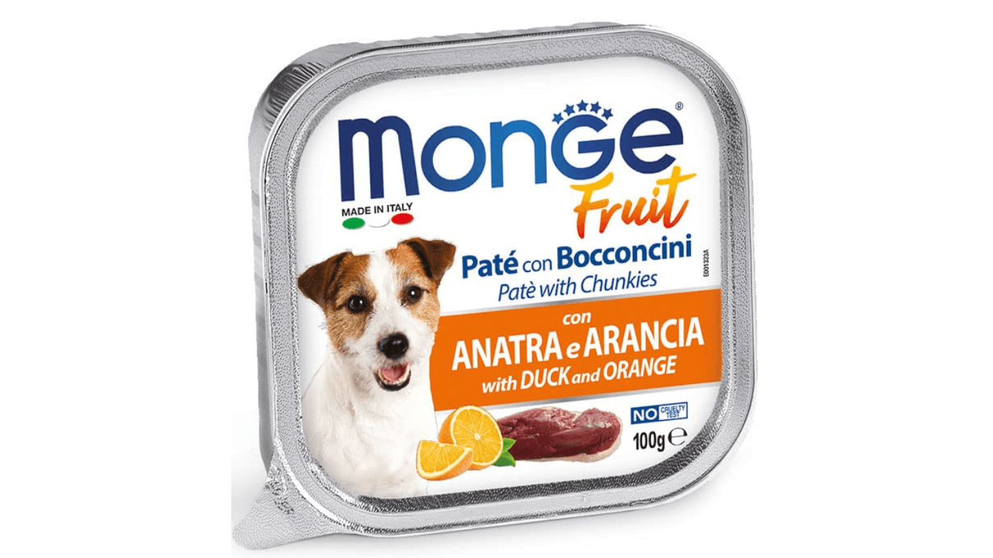 Selected image for MONGE Vlažna hrana za pse Pačetina&Pomorandža 100g