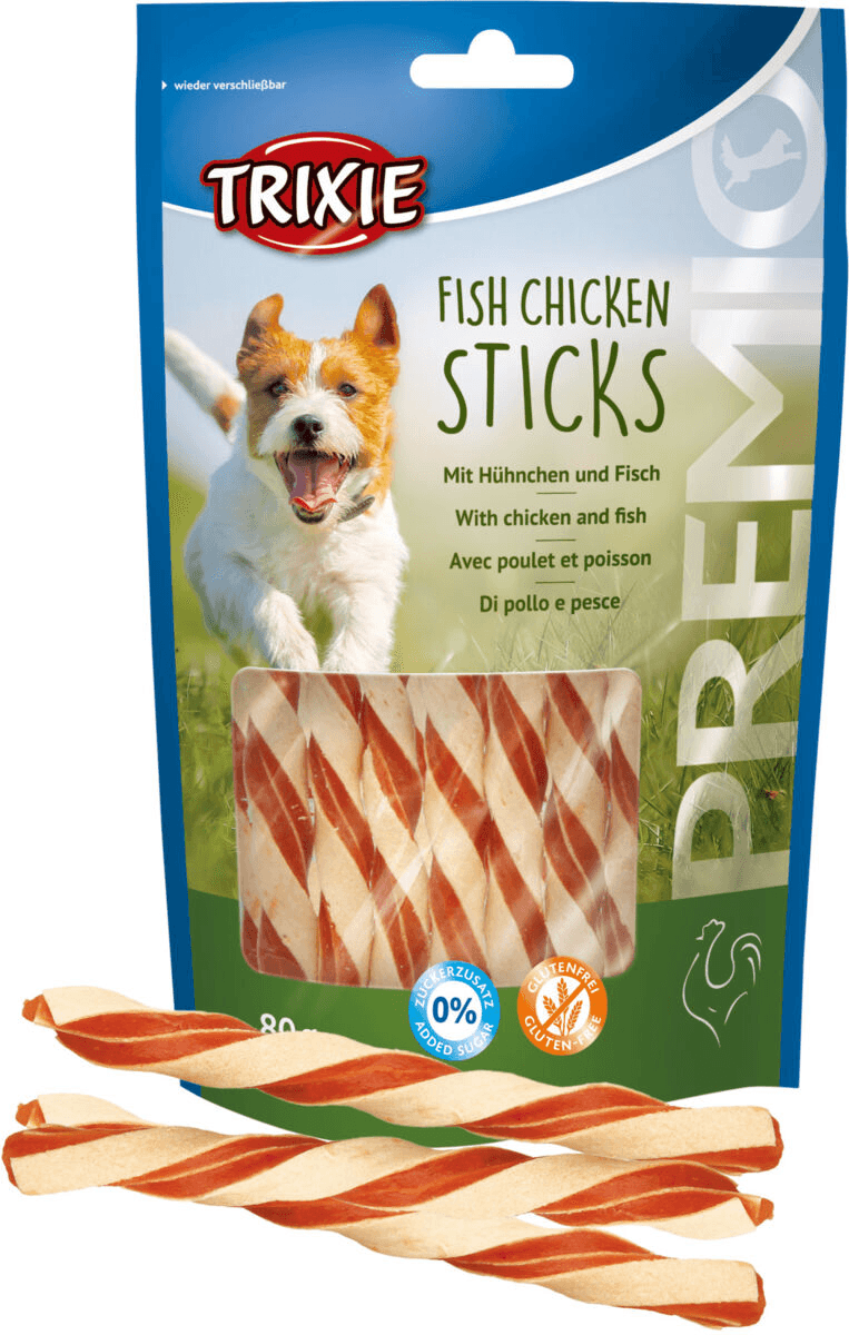 TRIXIE Poslastica za pse Fish Chicken Sticks 80g  31747