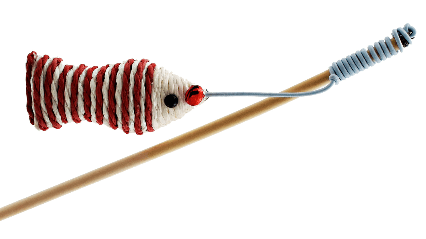 GIZMO Igračka za mačke Pecaljka Riba sa zvoncem 30cm