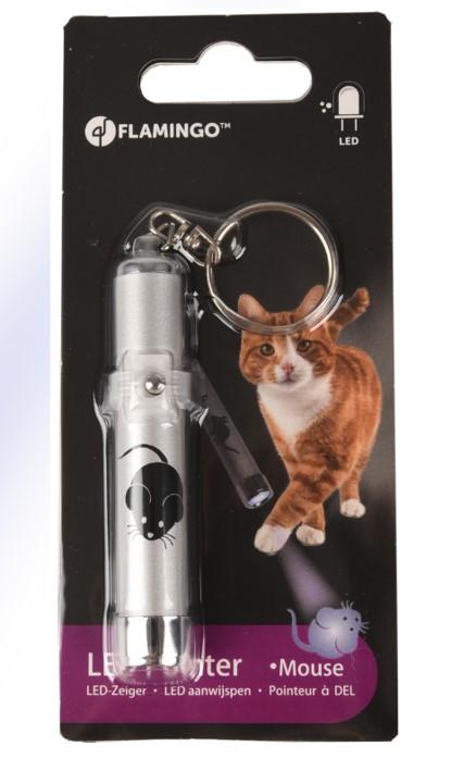 FLAMINGO Laser igračka za mačke Carla Grey