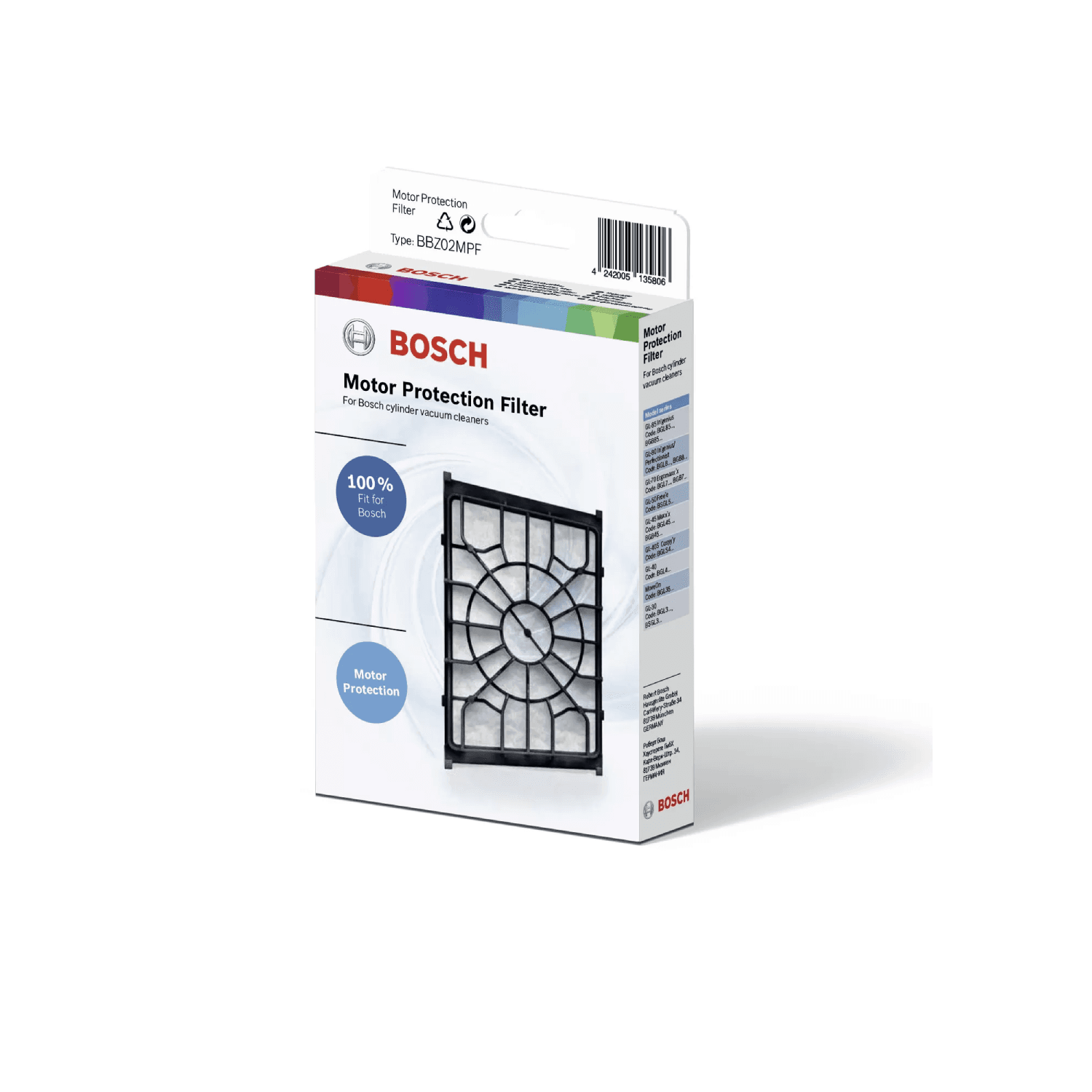 BOSCH Filter za zaštitu motora BBZ02MPF beli