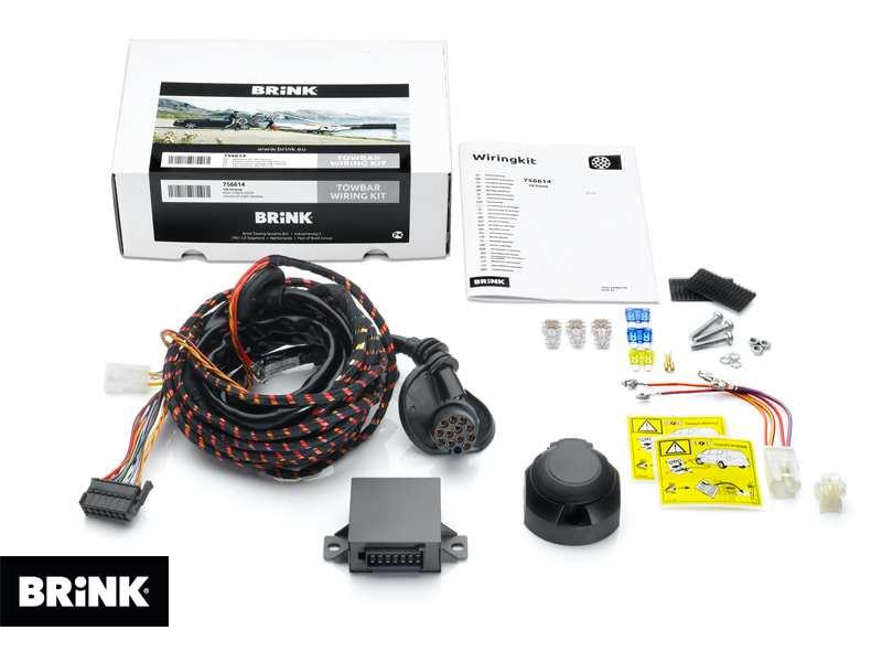 BRINK Elektro instalacija auto kuke 712054 Ford Focus, C-Max 10- crna