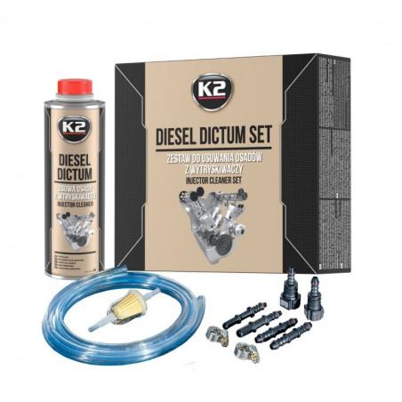 K2 Sredstvo za čišćenje injektora kod dizel motora DIESEL DICTUM set 500ml