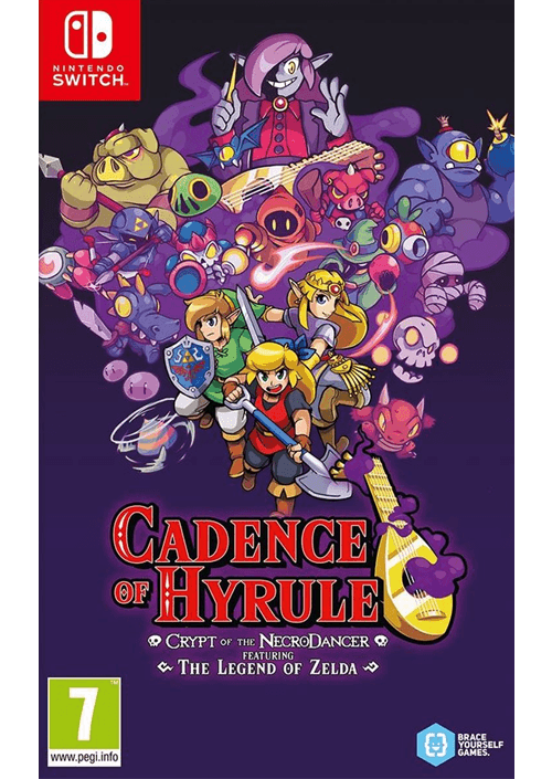 Selected image for NINTENDO Igrica Switch Cadence of Hyrule: Crypt of the NecroDancer featuring The Legend of Zelda