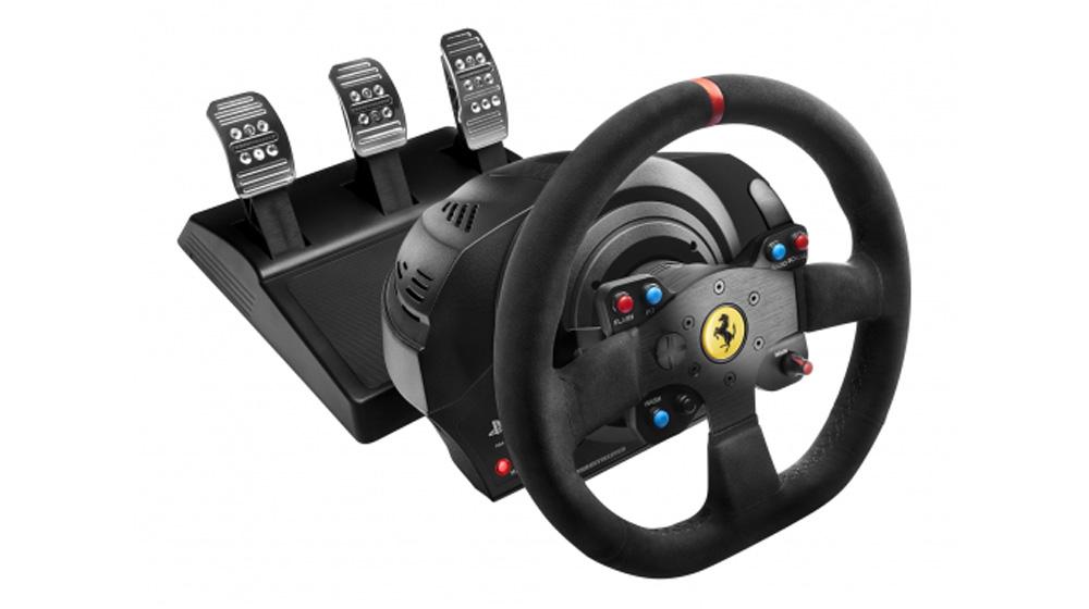 THRUSTMASTER T300 RS Ferrari Integral Racing Wheel Alcantara Edition PS3/PS4/PC