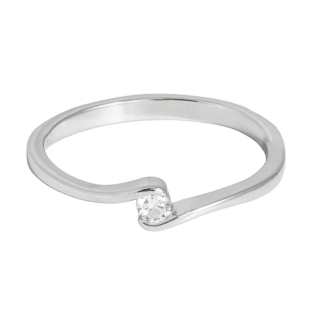 J&B JEWELLERY Srebrni prsten 925 18 mm - 00000100