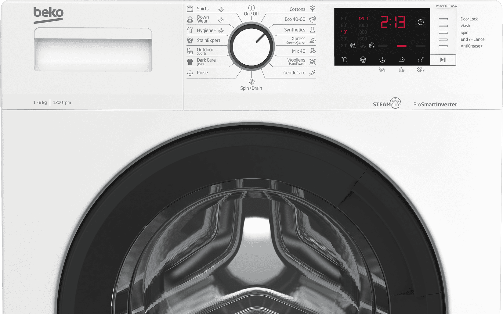 Selected image for BEKO Mašina za pranje veša B5WFT89418MW ProSmart motor bela