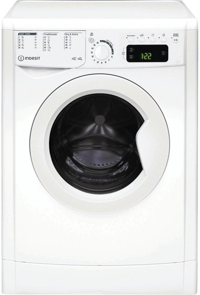 Indesit EWDE751451WEUN Mašina za pranje i sušenje veša, 7 kg / 5 kg