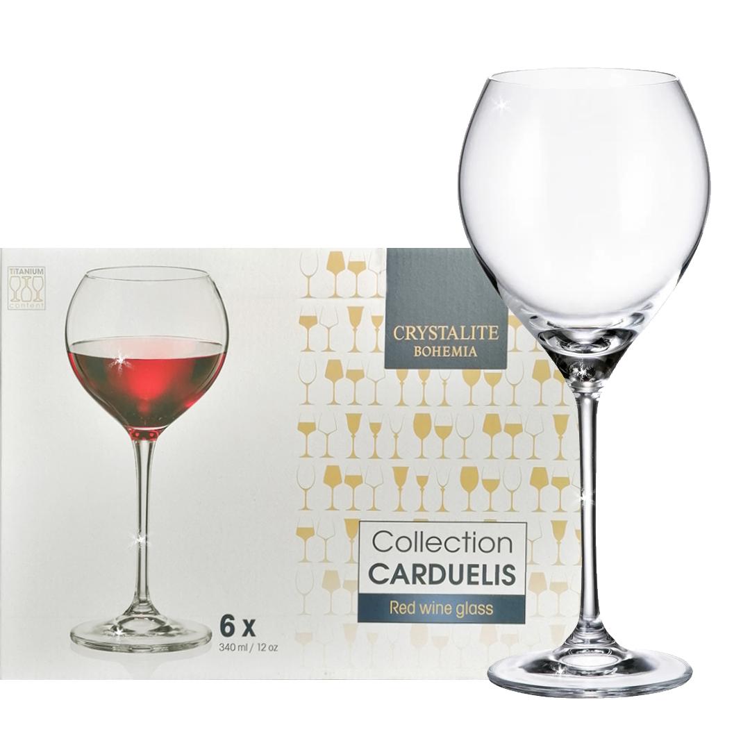 Selected image for BOHEMIA Set kristalnih čaša za vino Carduelis 6/1